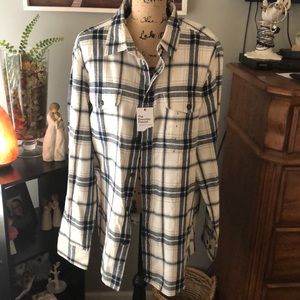 New Flannel Button Front Shirt